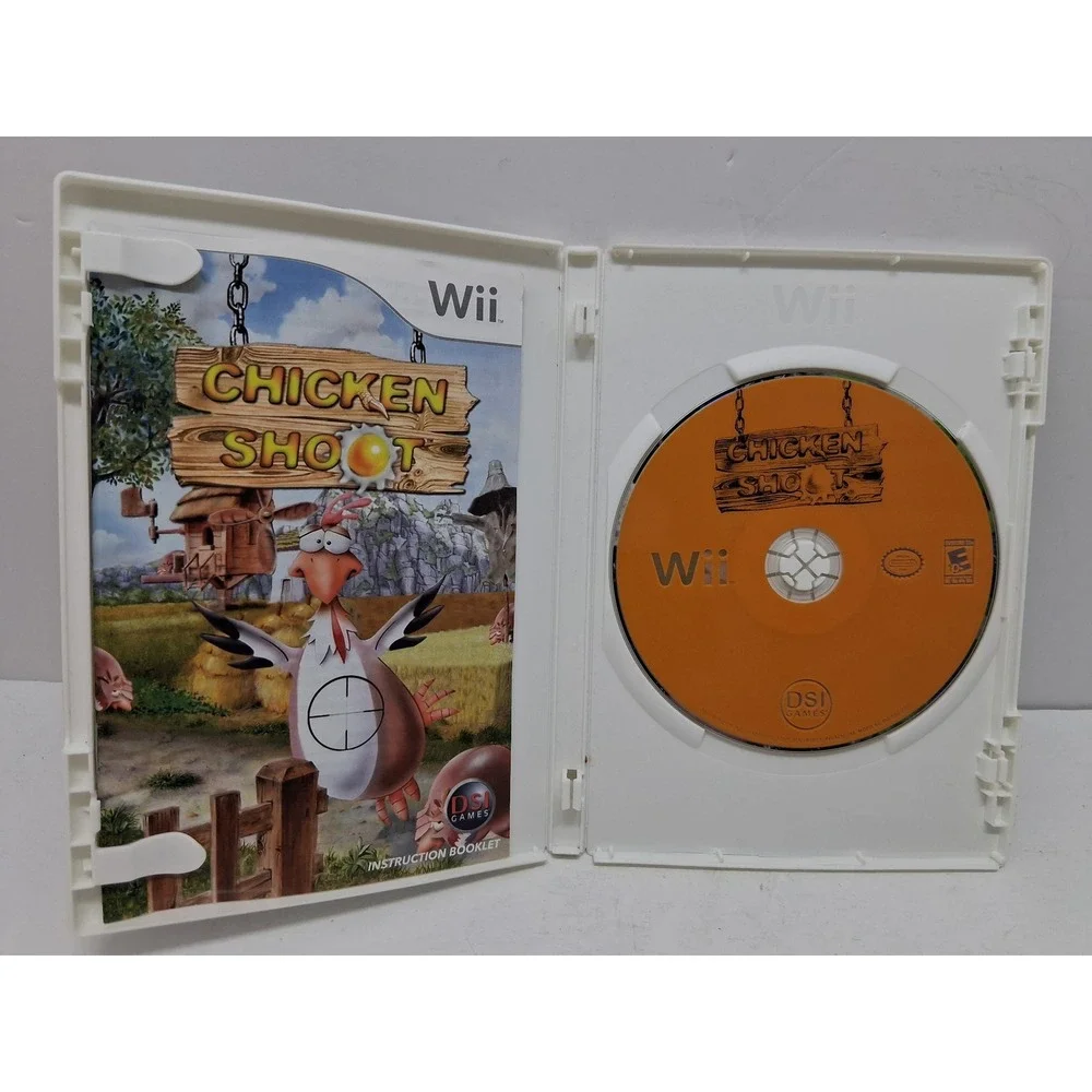 Chicken Shoot Nintendo Wii Game CIB Complete with Manual RVL-P-RCSE